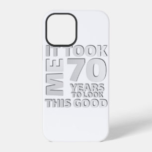 Lustige 70 Jahre alte Zitat-Spruch iPhone 12 Pro Hülle
