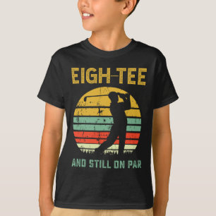 Lustige 80. Geburtstags-Golf-Wortspiel Golfen 80-j T-Shirt