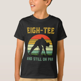 Lustige 80. Geburtstags-Golf-Wortspiel Golfen 80-j T-Shirt