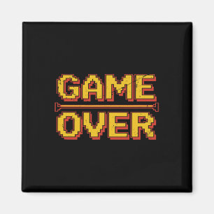 Lustige 80er-Arcade-Retro-Nostalgie-Gamer-Videospi Magnet