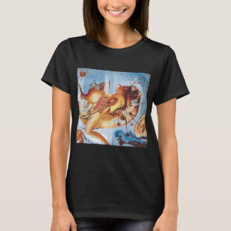 Lustige 80er Rock-Musikband Sunset Mark Illustrati T-Shirt