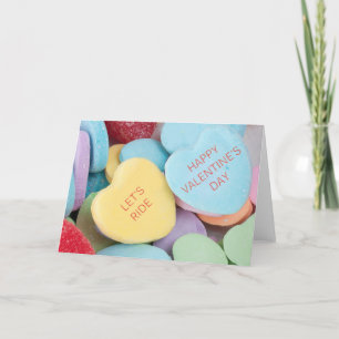Lustige abgelehnte Candy-Hearts-Valentinstagskarte Feiertagskarte