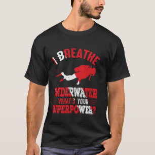 Lustige abgenutzte Taucherflagge Lustiger Spruch S T-Shirt