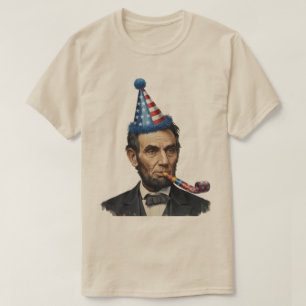 Lustige Abraham-Lincoln-Party-Feier T-Shirt