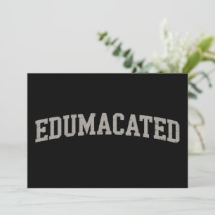 Lustige Abschluss College-Abschluss Sarcastic Gebi Einladung
