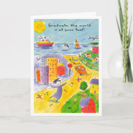 Lustige Abschluss-Karte, Größe: Standard (5" x 7") Karte