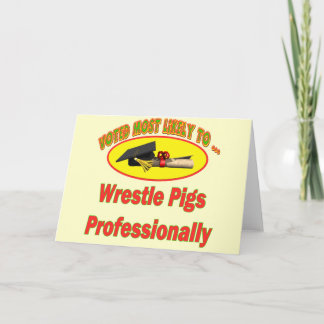 Lustige Abschluss-T-Shirts und Geschenke Karte