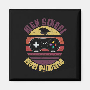 Lustige Abschlussfeier für Gamer auf Abitur-Niveau Magnet