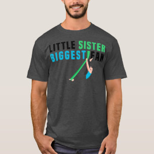 lustige Aerobics Little Sister Größter Fan Gymnast T-Shirt