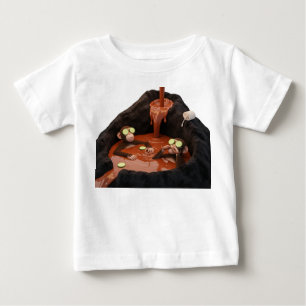 Lustige Affen entspannen sich in einem flüssigen S Baby T-shirt