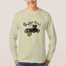 Lustige Ah-Ooo-Gah alte klassische Autohupe rostig