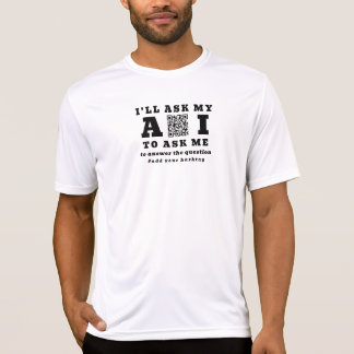 Lustige AI-Startup-Tech – 2 QR-Code-Custom-Marketi T-Shirt
