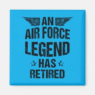 Lustige Air Force-Legende ist in den Ruhestand get Magnet