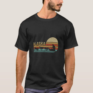 Lustige Alaska Schlittenhunde Mushing Alaskan Mala T-Shirt
