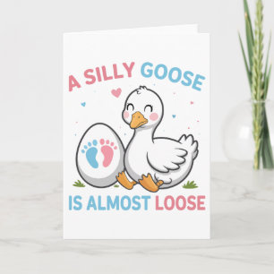 Lustige alberne Gans Grußkarte Cute Meme Karte