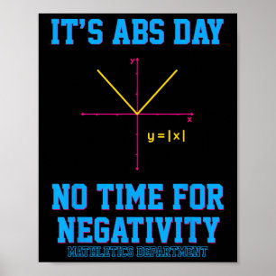 Lustige Algebra Es Ist Abs Tag Mathematiklehrer Ma Poster