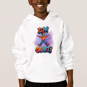 Lustige Alien-Weltraum-Humor-Design bei geringer S Hoodie