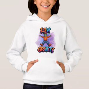 Lustige Alien-Weltraum-Humor-Design mit geringer S Hoodie