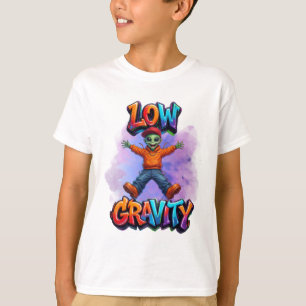 Lustige Alien-Weltraum-Humor-Design mit geringer S T-Shirt