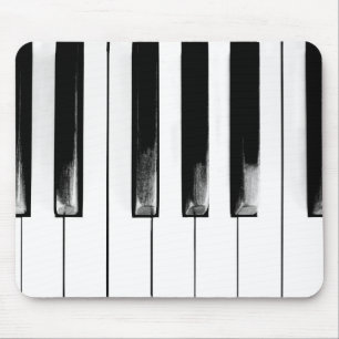 Lustige alte Pianotasten Mousepad