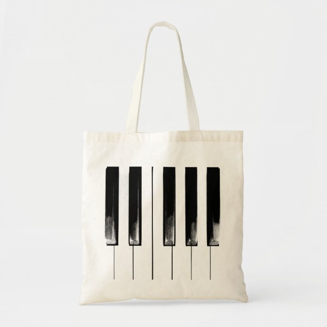 Lustige alte Pianotasten Tragetasche (Vorne)