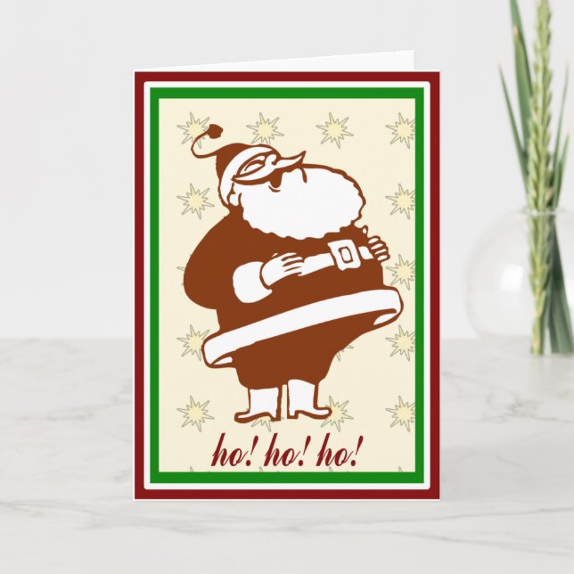 Lustige alte Soul-Weihnachtskarte Feiertagskarte (Vorderseite)