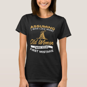 Lustige alte T-Shirt
