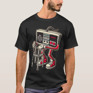 Lustige alte Videospiel-Art-Gaming-ee für Männer J T-Shirt