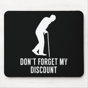 Lustige ältere Gag-Geschenke Senioren-Bürger Gag - Mousepad