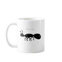 Lustige Ameisen-Tasse - Schlechte Tier Zeichnung G