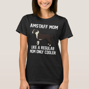Lustige Amstaff Mama T-Shirt