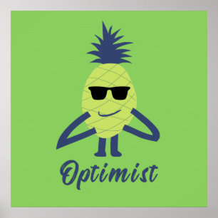lustige Ananas-Liebhaber Poster