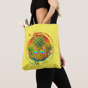 Lustige Ananas Sommer Stimmung