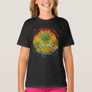 Lustige Ananas Sommer Stimmung T-Shirt