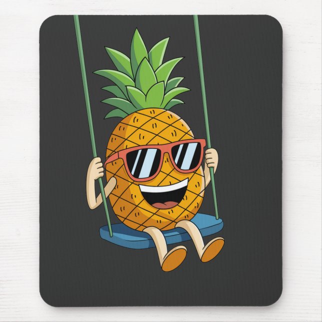 lustige Ananas-Swinger-Mouse Pads Mousepad (Vorne)