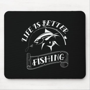 Lustige Angelgeschenke Das Leben Ist Besser Beim A Mousepad