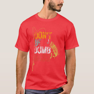 Lustige Angelwitze Papa Sei Kein Dummer Barsch Fis T-Shirt