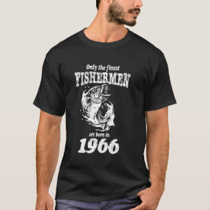 Lustige Angler Fischer Geboren 1966 Vater 59. T-Shirt