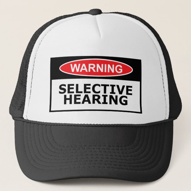 Lustige Anhörung Truckerkappe (Vorderseite)