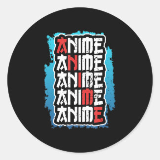 lustige Animateure Zitat cosplay otaku weeb kawaii Runder Aufkleber