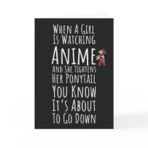 Lustige Anime Karten Mädchen Tochter Für Ihre Otak