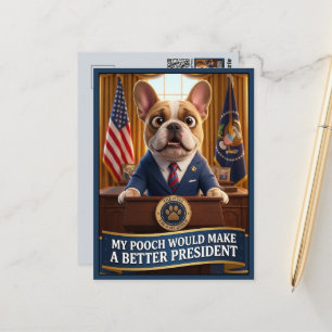 Lustige Anti-Trump Postkarte