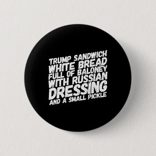 Lustige Anti-Trump-Sandwich-Impeachment-Trump-Poli Button