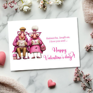 Lustige Anti-Valentinskarte Spielerei Quirlige Paa Feiertagskarte