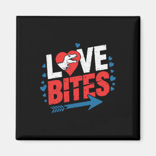 Lustige Anti-Valentinstag-Dinosaurier-Liebesbisse Magnet