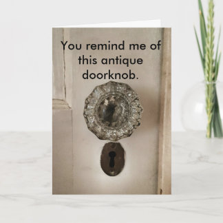 Lustige antike Alters-Geburtstags-Karte Karte