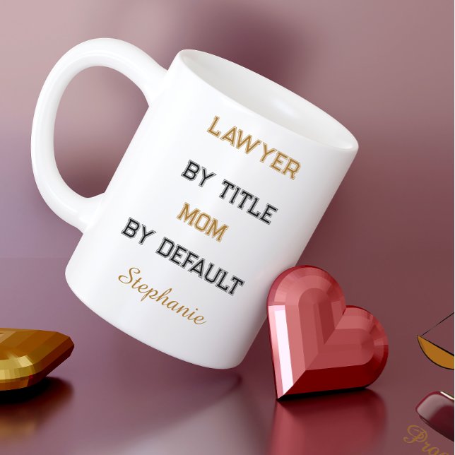 Lustige Anwältin-Mutter, Muttertag Kaffeetasse (Von Creator hochgeladen)
