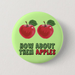Lustige Apfel-T - Shirts und Geschenke für sie Button
