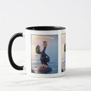 Lustige Arbeit-Intelligenter-Motivations-Kaffeetas Tasse