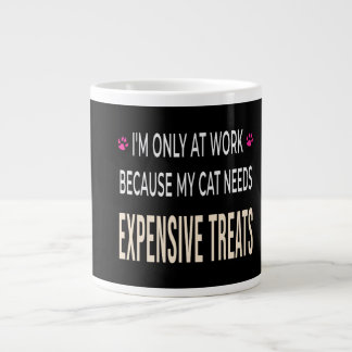 Lustige Arbeit, weil meine Katze teure Leckerlis b Jumbo-Tasse